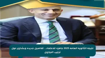 نتيجة الثانوية العامة 2025 جاهزة للاعتماد.. تفاصيل جديدة وبشائر حول ترتيب الأوائل